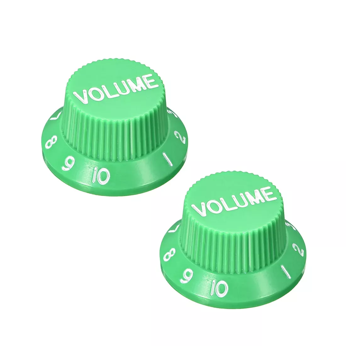 0.24 Inch Potentiometer Control Knobs For Electrical Guitar Acrylic Volume Tone Knobs 2 Pcs Green