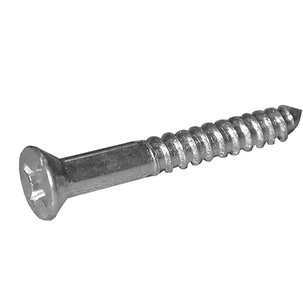 #12 x 2" Phillips Head Wood Screws, 100 pcs.
