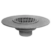 Zurn Z530 4" Inside Caulk9" Medium-Duty Wide Flange Deck Drain