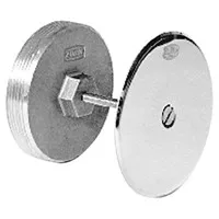 Zurn ZS1468 1-1/2" Plug w/ 4" Stainless Steel Access Cover